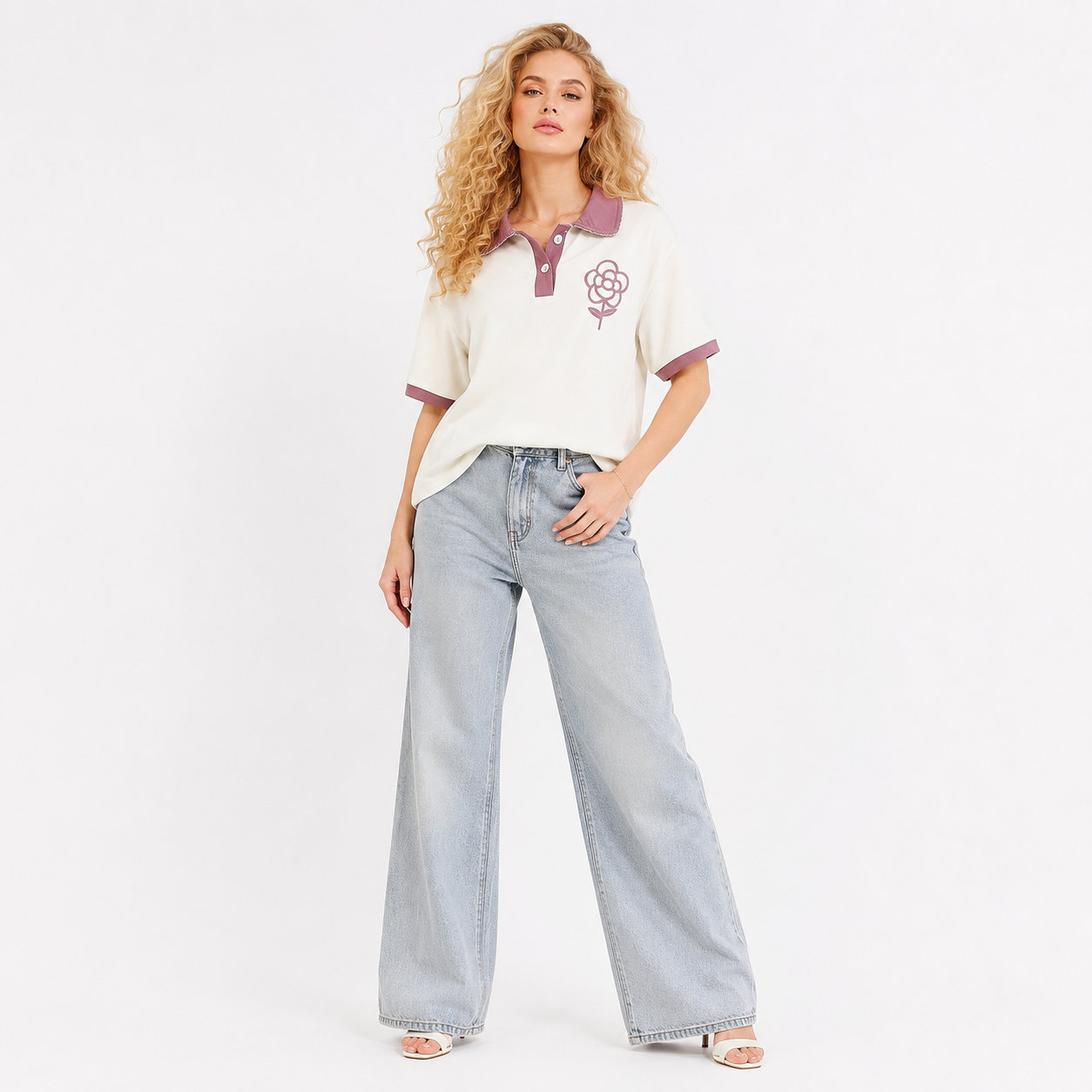 CROP T-SHIRT STYLE TOP