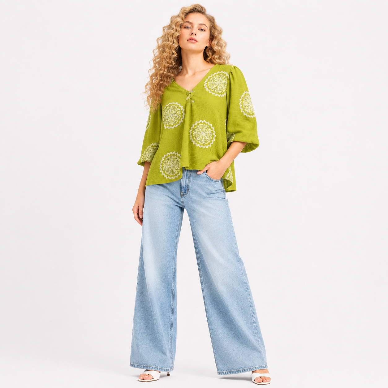 CIRCLE THREAD WORK TOP