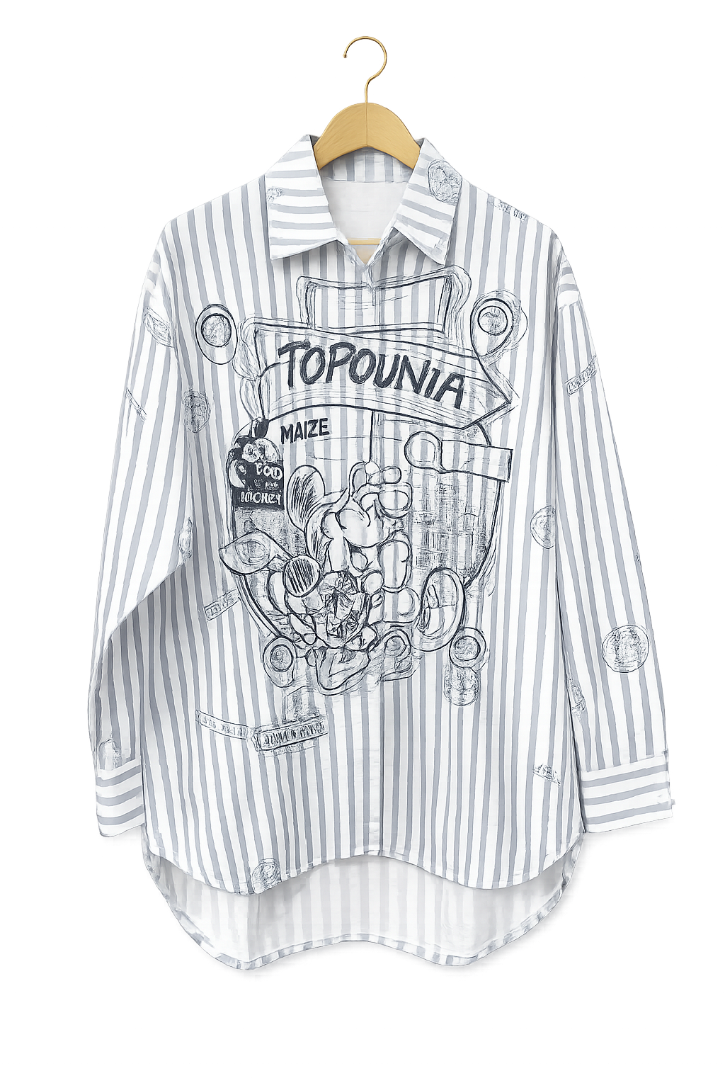 cartoon full  printed shirt