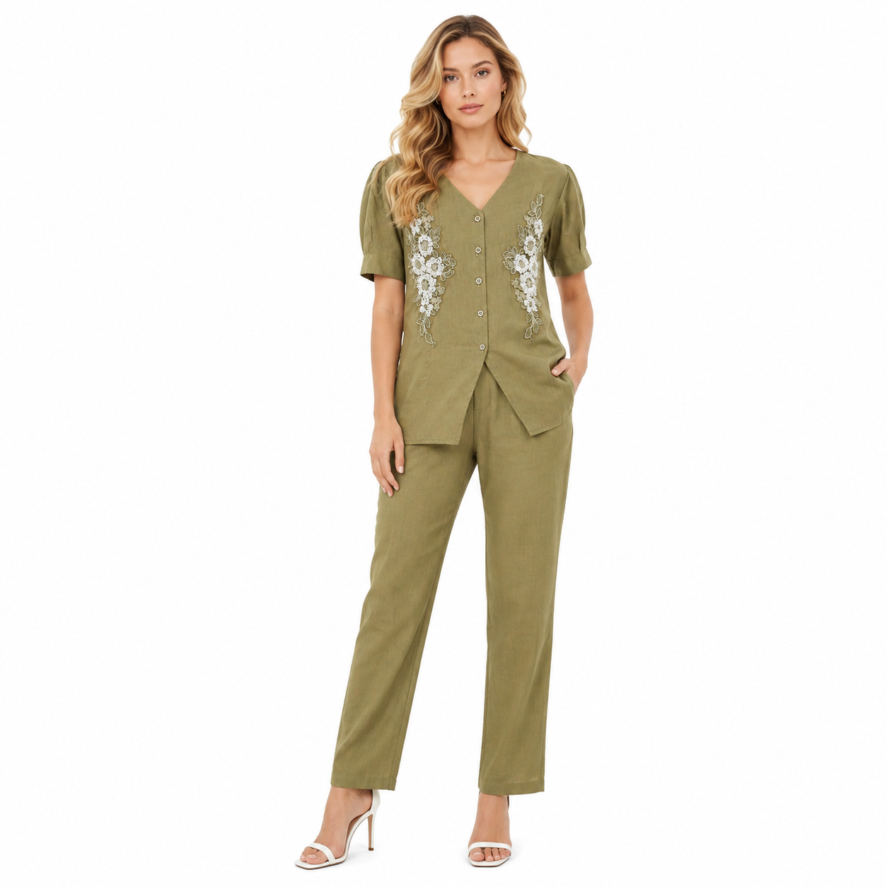 2 patch cut dana same color cord set