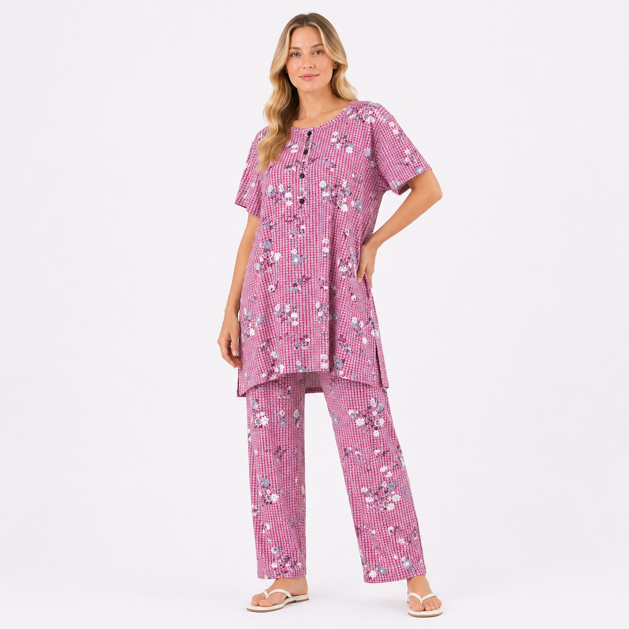 4XL LAVENDER COLOR NIGTH SUITS