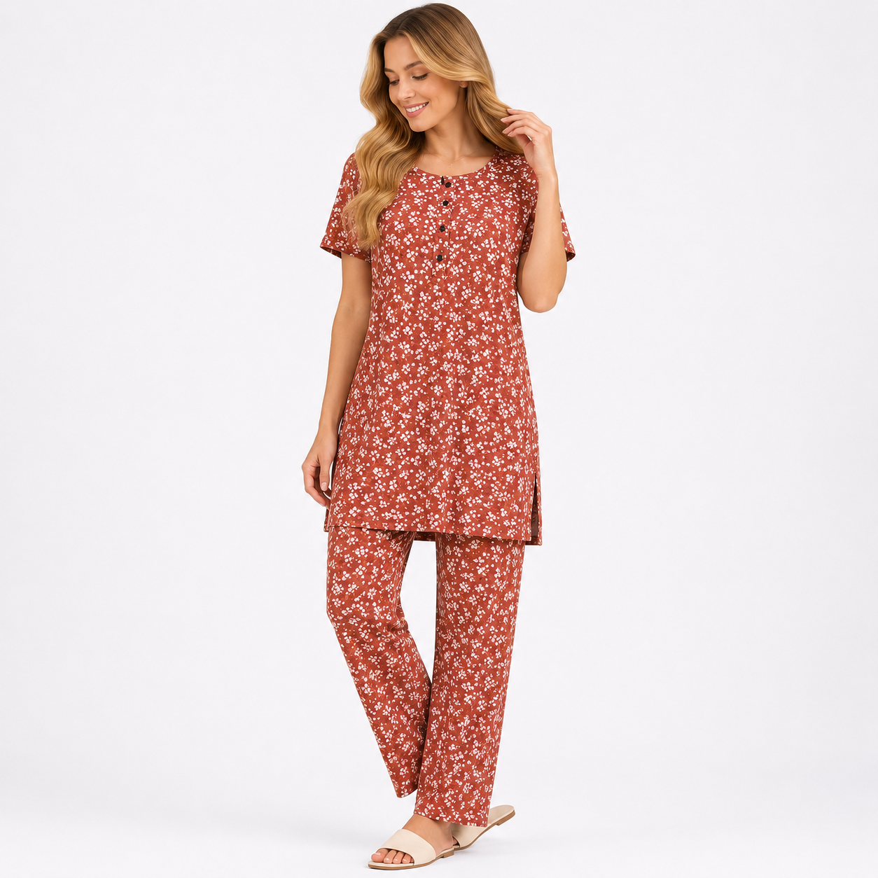 2XL PRINTED NIGHT SUITS