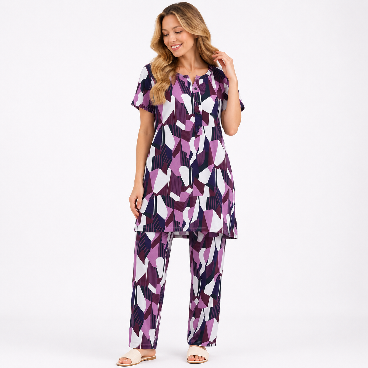 2XL PRINTED NIGHT SUITS