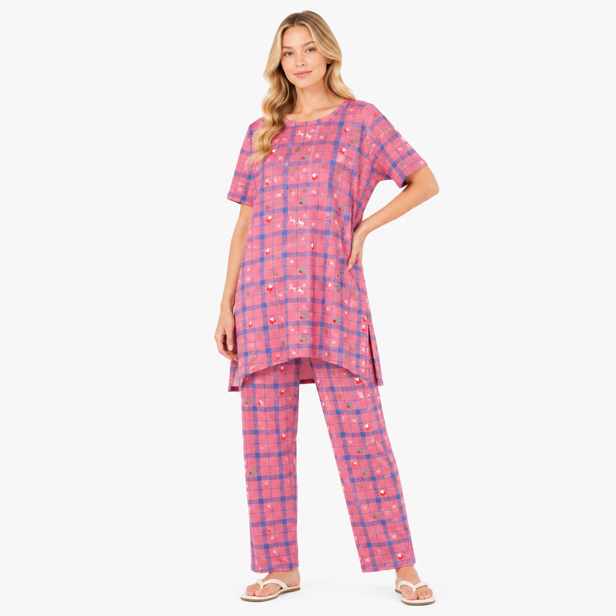 4XL PINK SAME PRINTE NIGHT SUITS