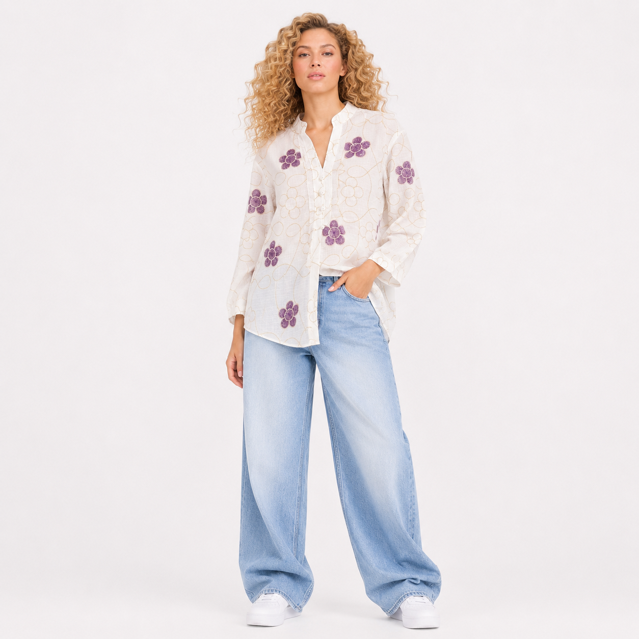 Floral Embroidery TOP