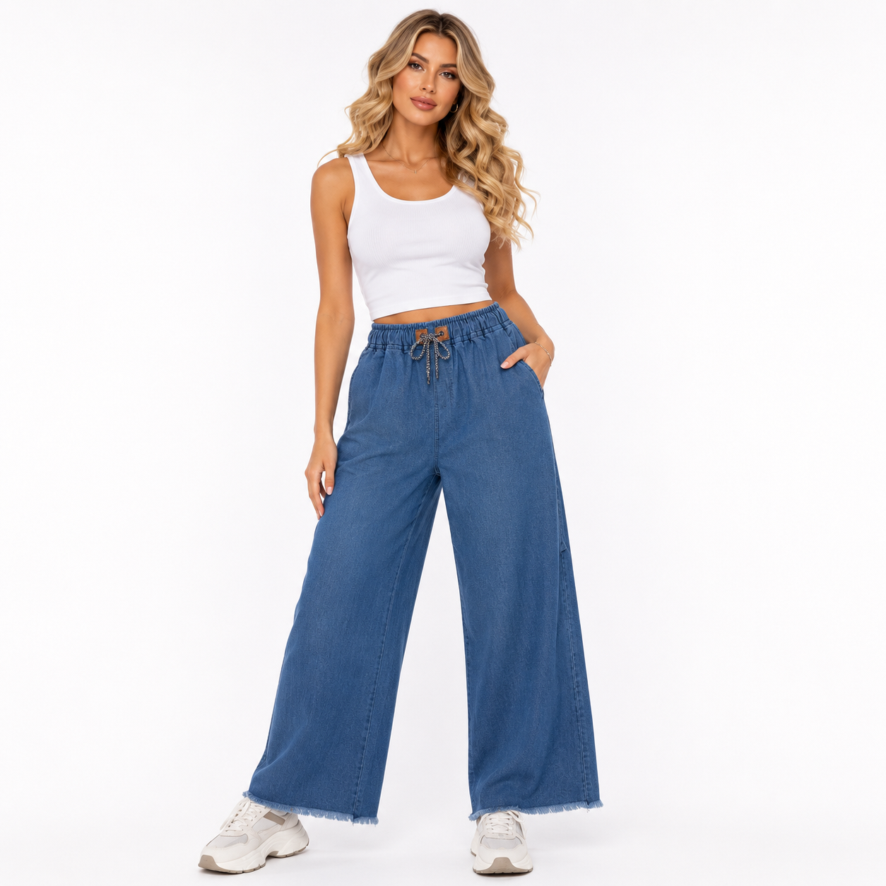 DENIM STLY TROUSER