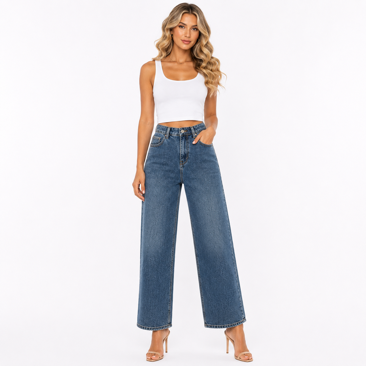 STRAIGHT FIT JEANS