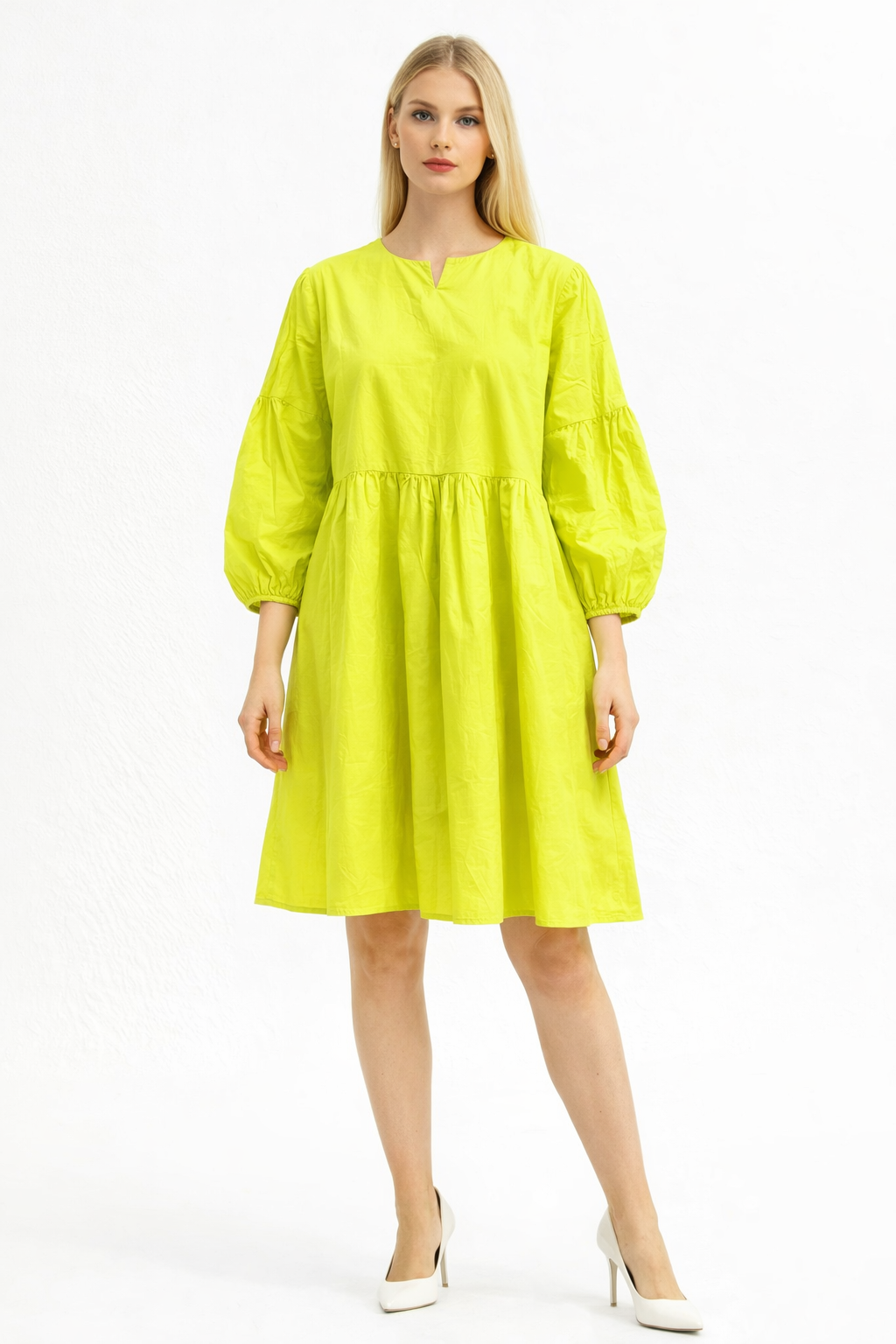 pure cotton short dress