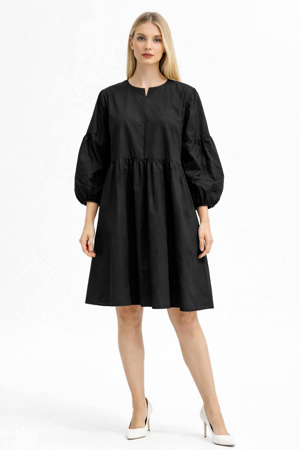 pure cotton short dress