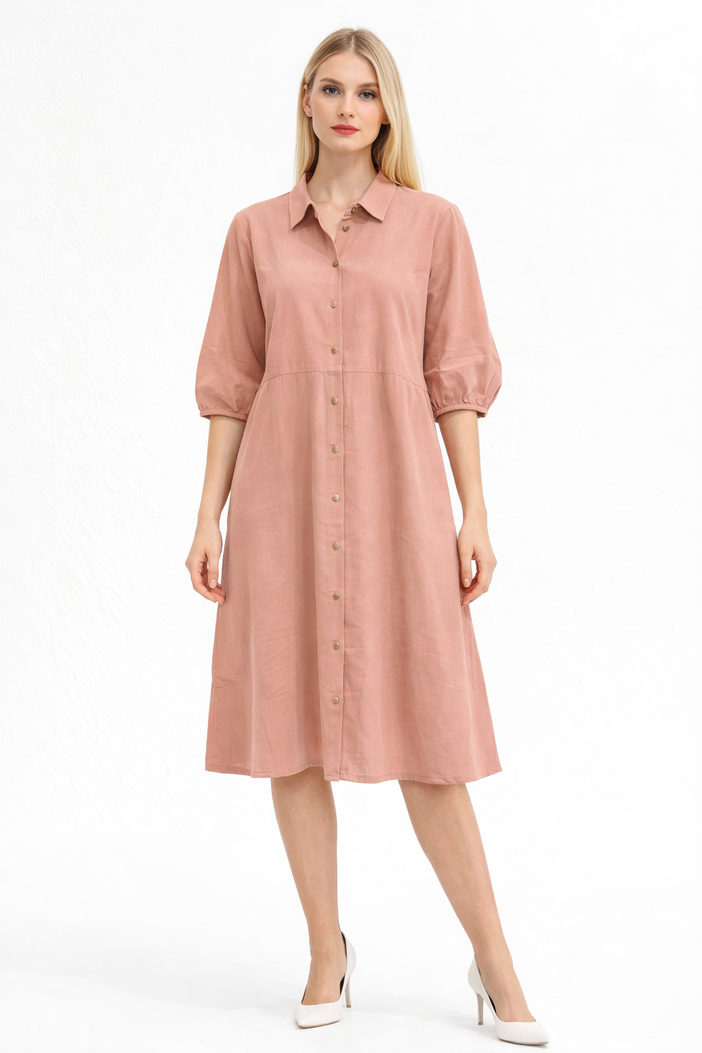 knee- length dress