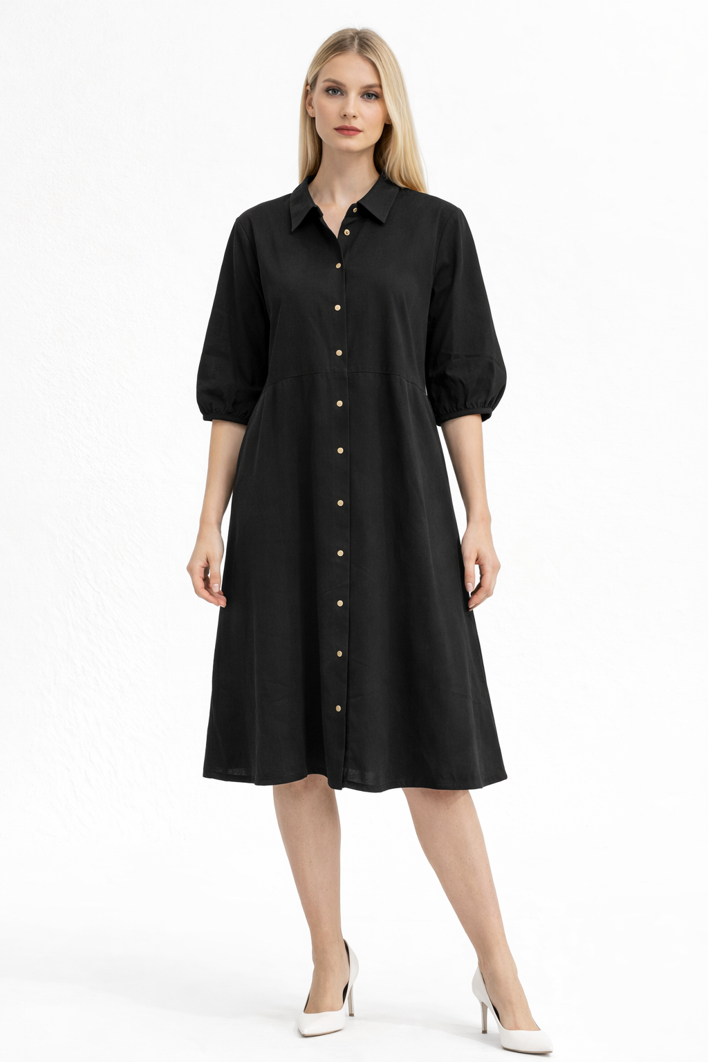knee- length dress