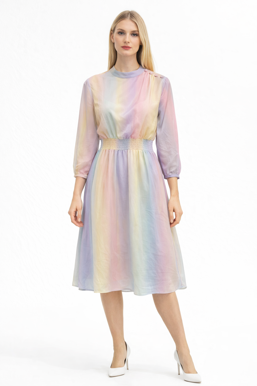 knee-length dress