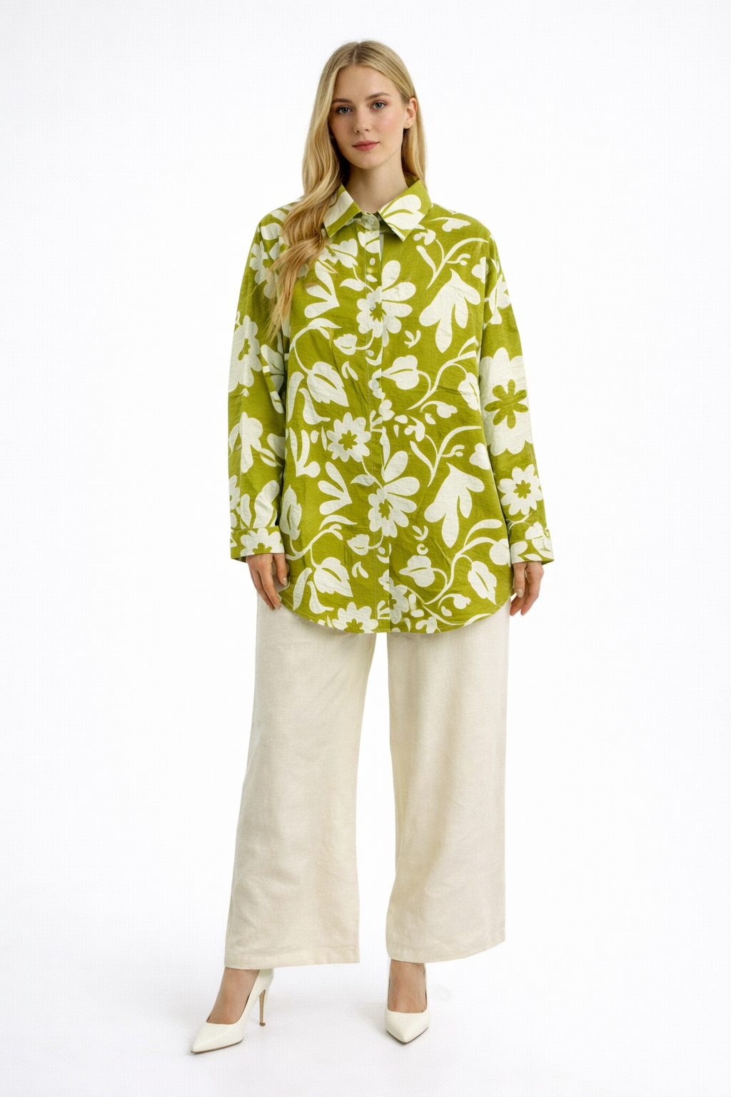 FLOWER PRINTED cord set