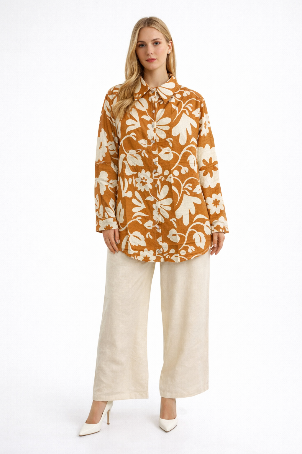 FLOWER PRINTED cord set