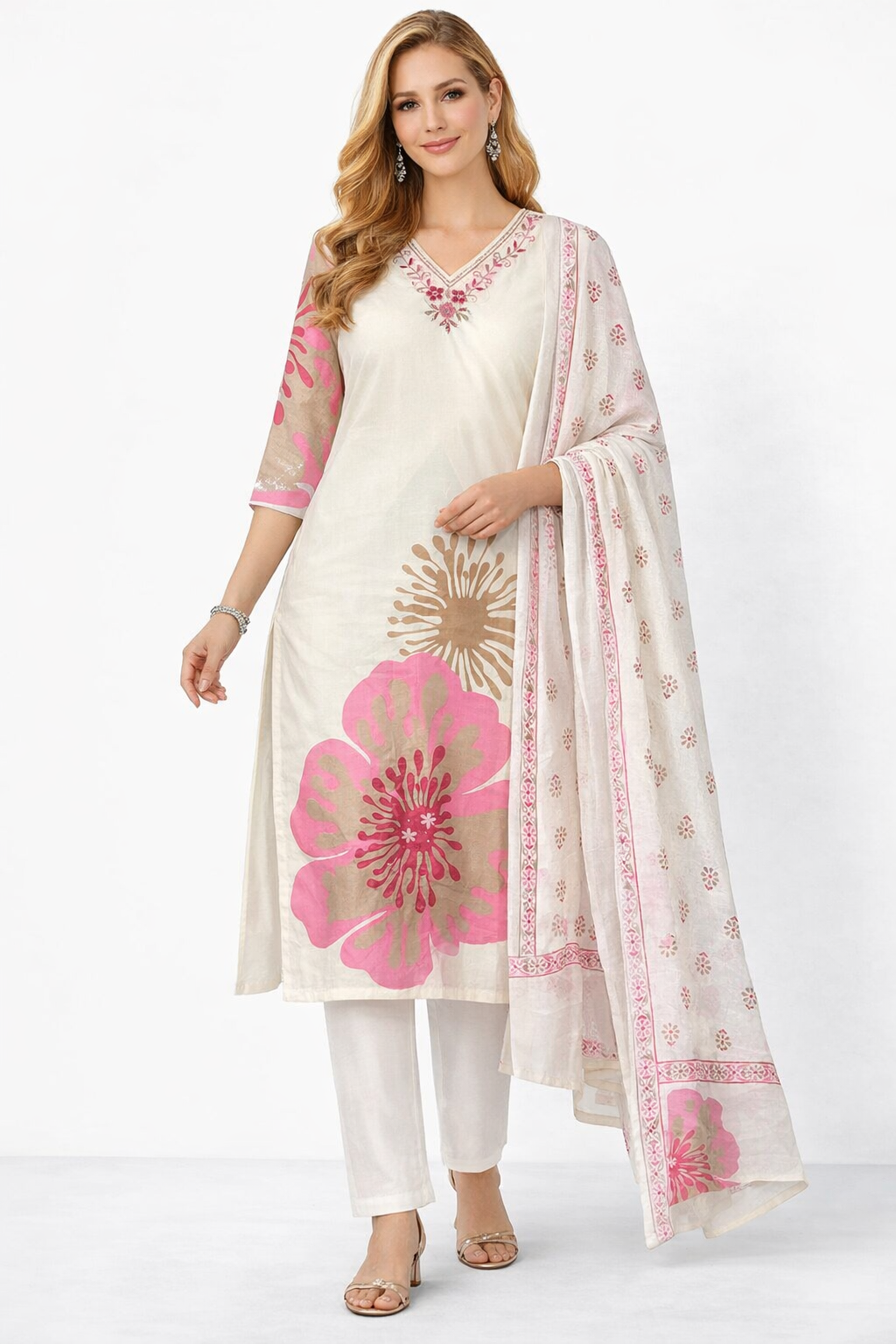 flower printed summer suits