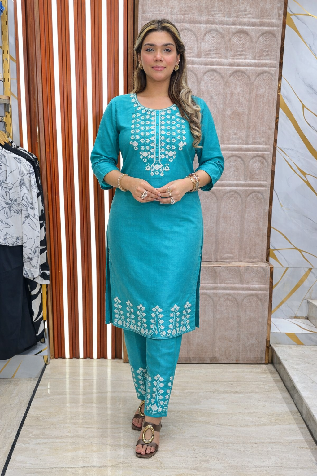 LONG KURTI WITH PANT