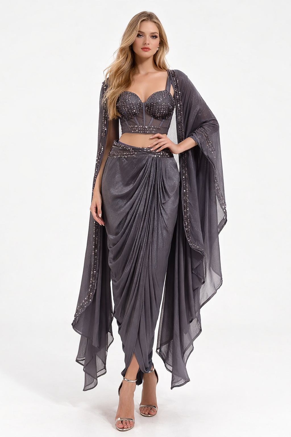 BEAUTYFUIL INDOWESTERN DRESS
