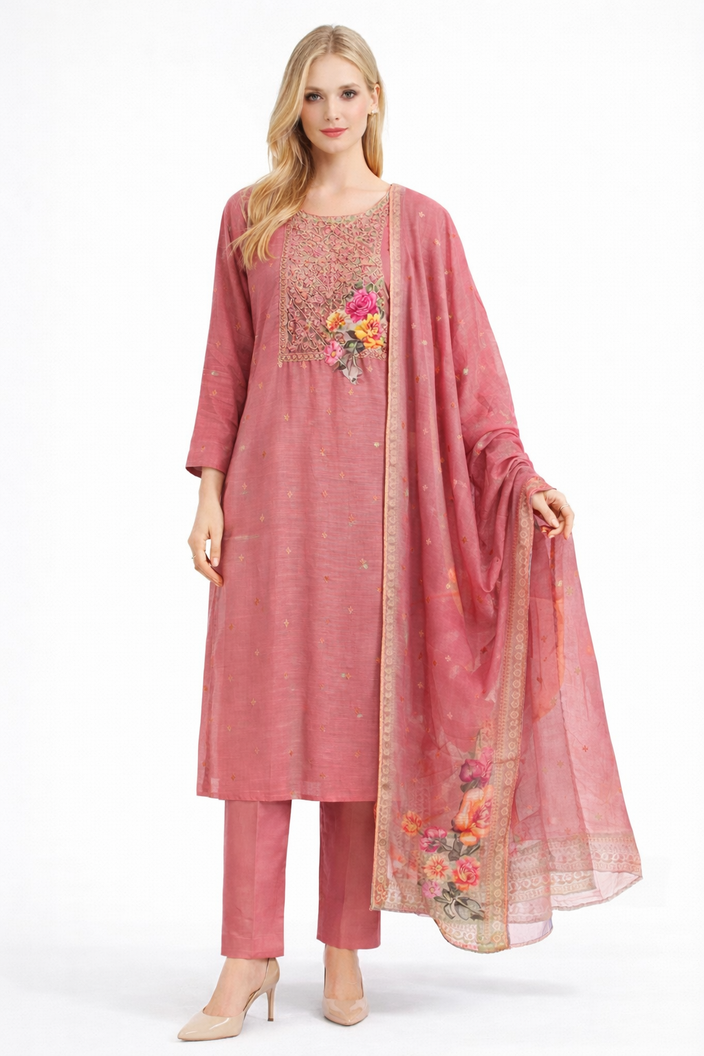 EMBROIDERY SUIT