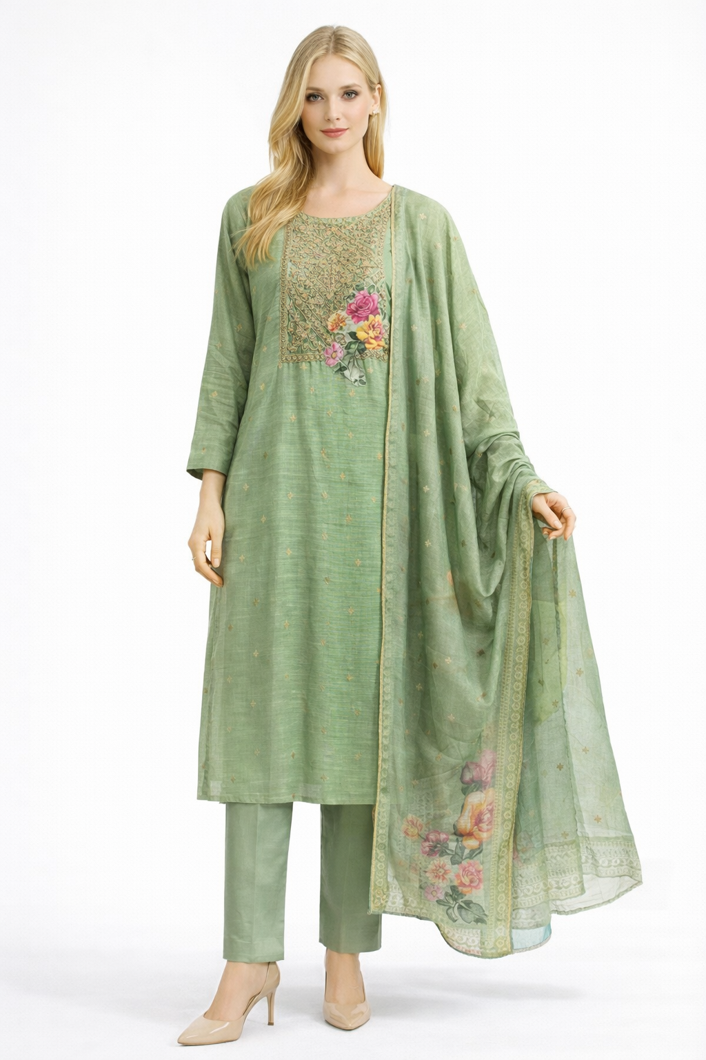 EMBROIDERY SUIT