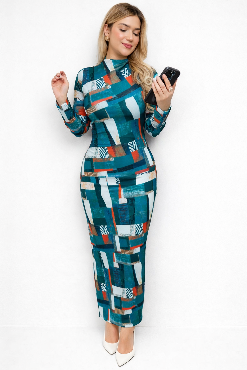 POWERNET LONG DRESS