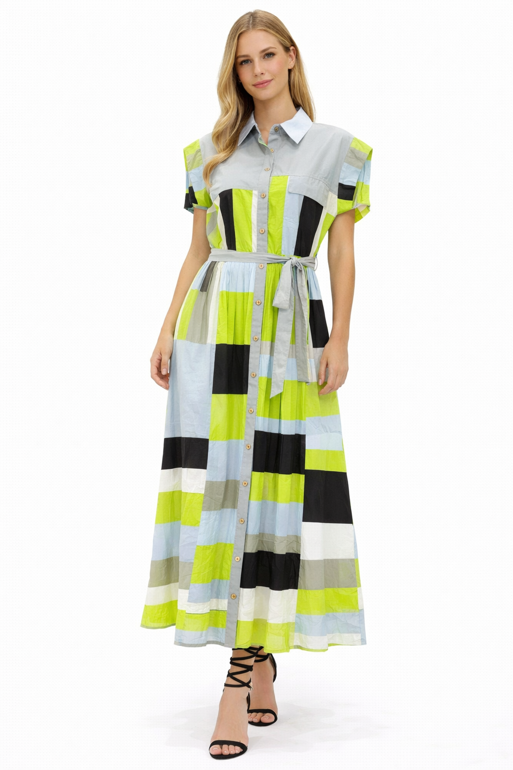 WESTREN LONG DRESS FREE SIZE GOOD TILL TO L