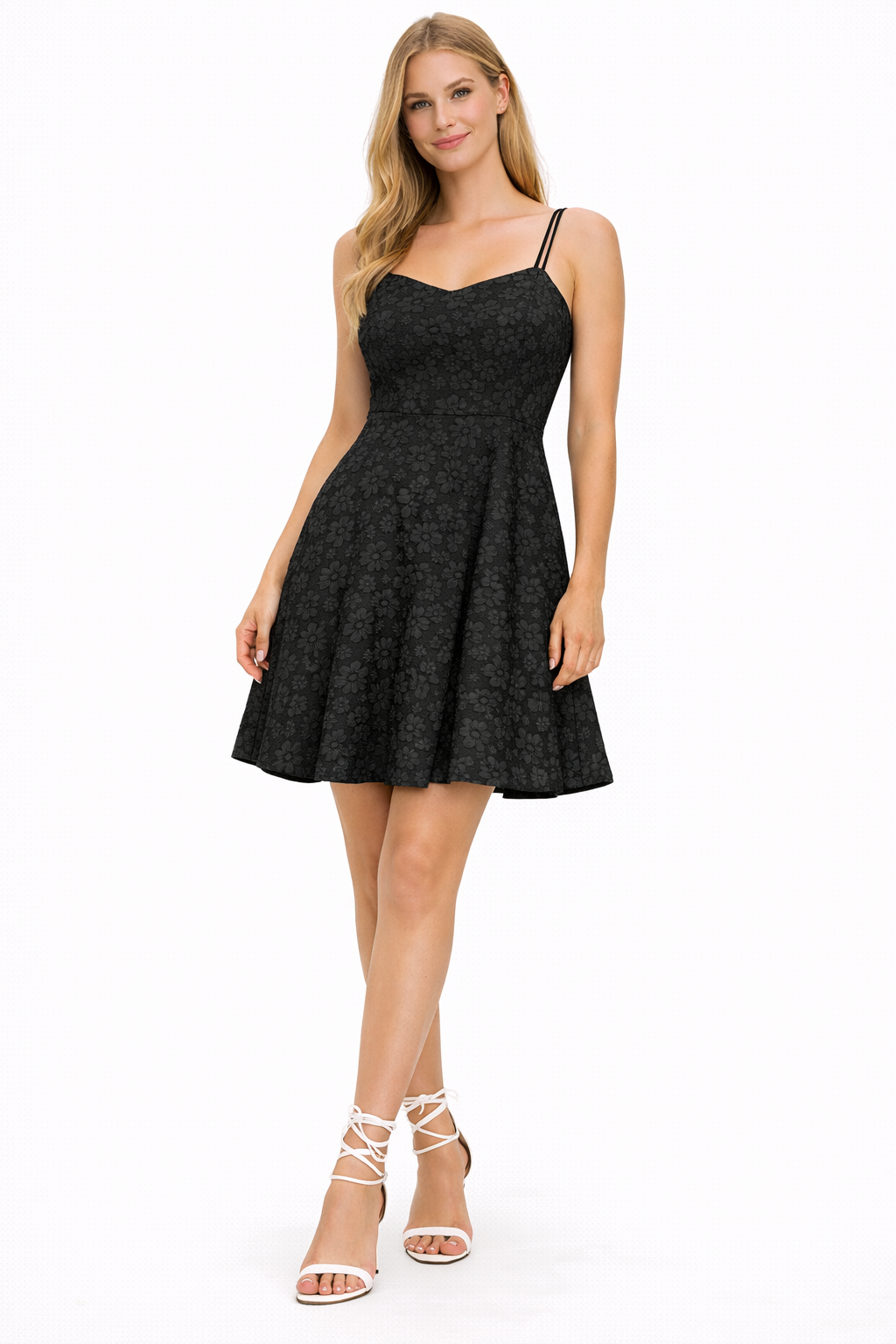 BUBBLE PRINTE SHORT DRESS