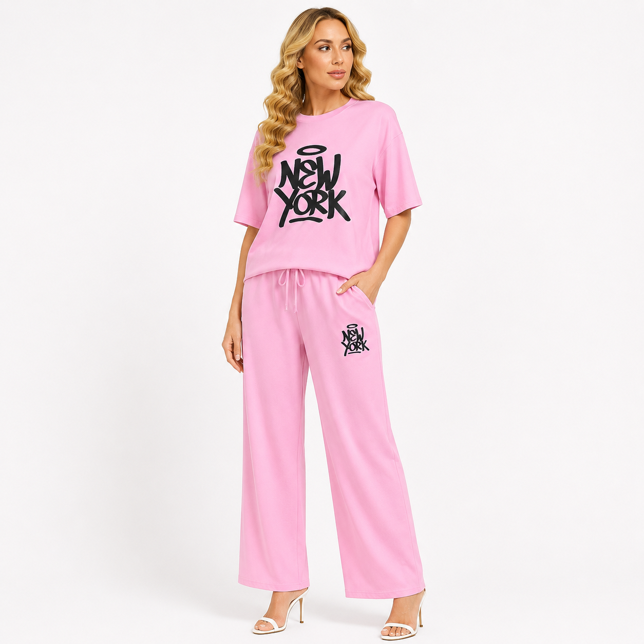 NEW YORK PRINTE SUMMER NIGTH SUITS
