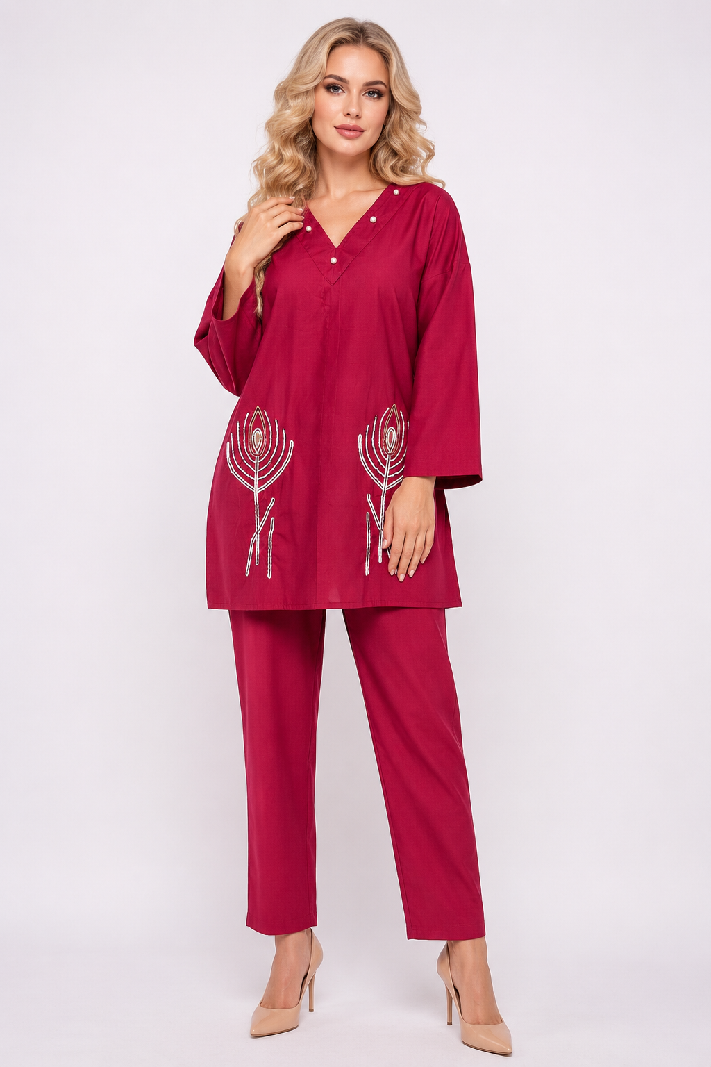SHORT KURTI STYLE CORD SET