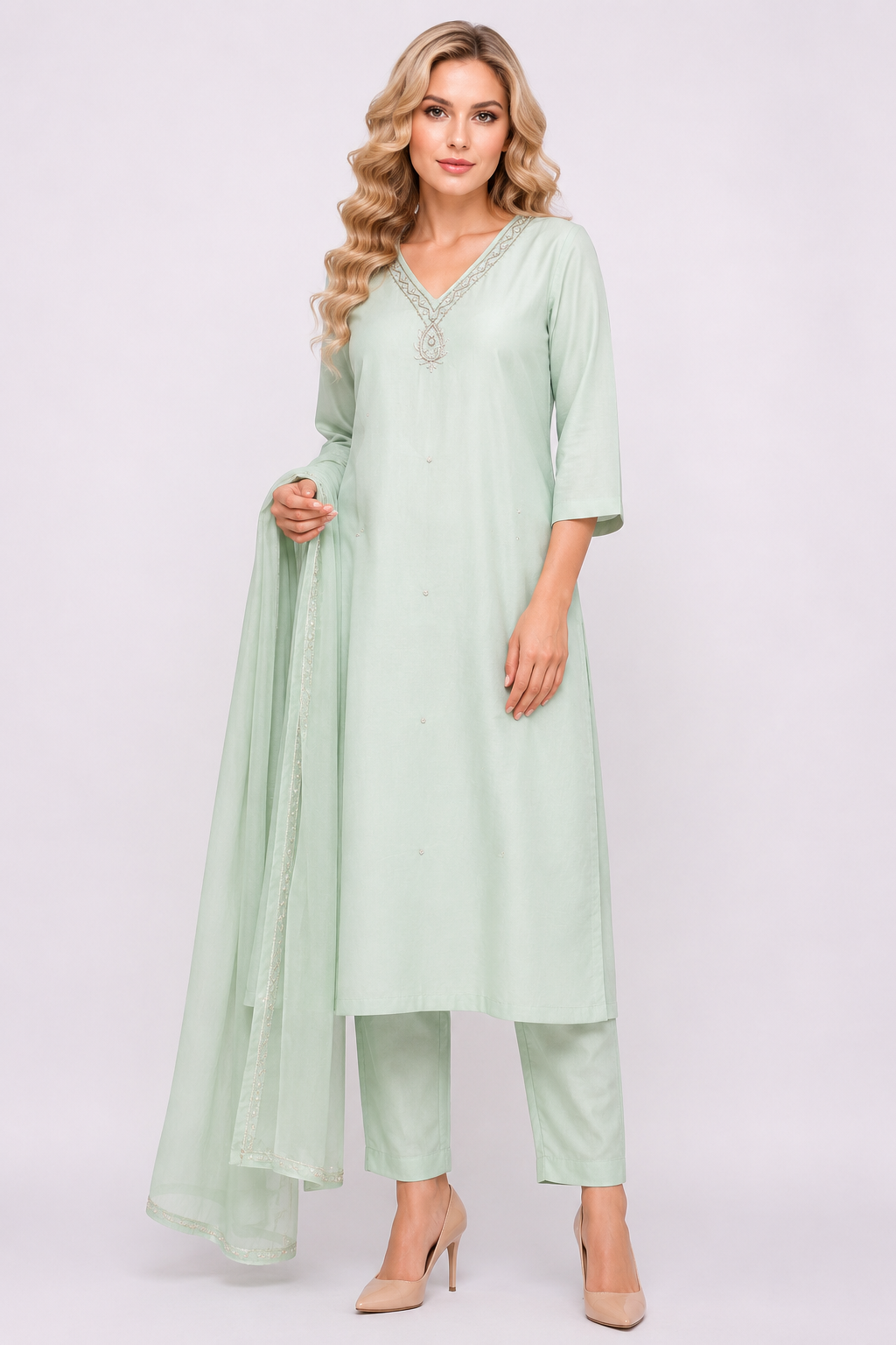 Solid with Embellished Detailing suits