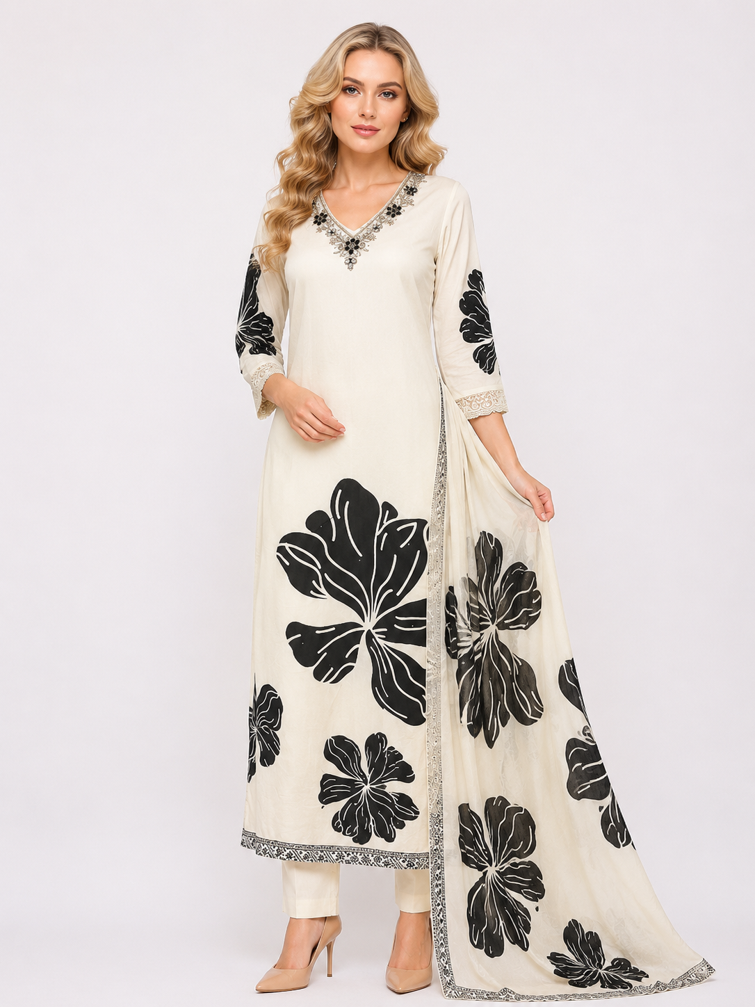 FLORAL PRINTED SUMMER SUIT