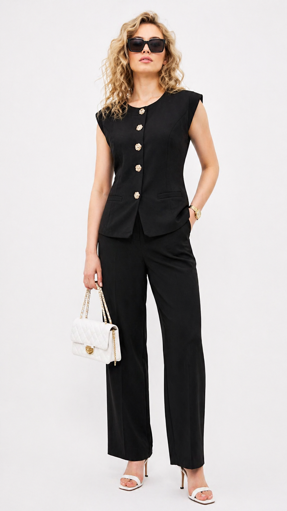 ELEGANT WAISTCOAT CORD SET
