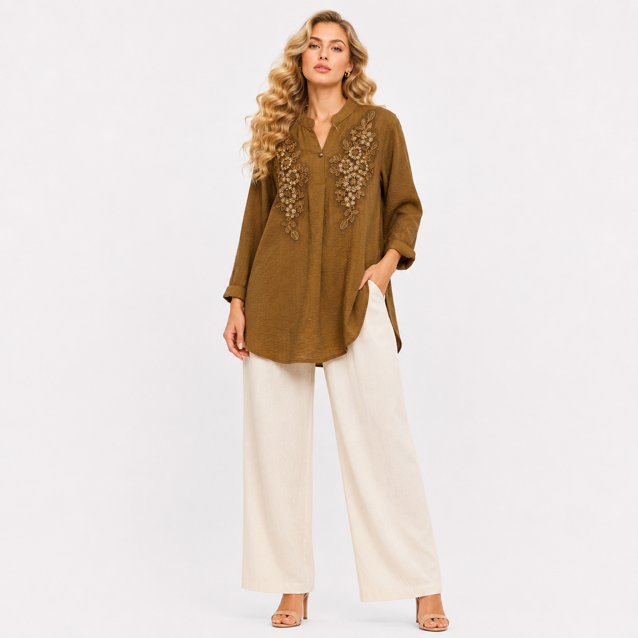 CONTRAST CUT DANA CORD SET