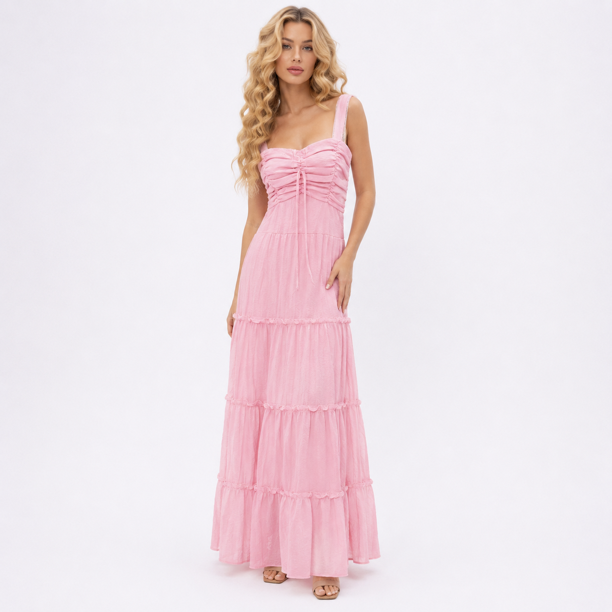COTTON LONG DRESS