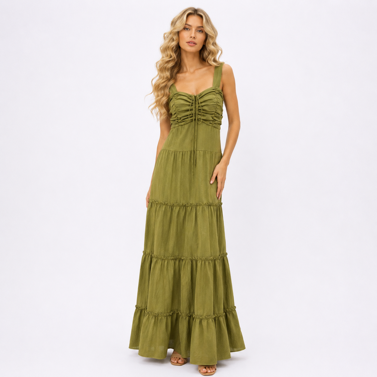 COTTON LONG DRESS