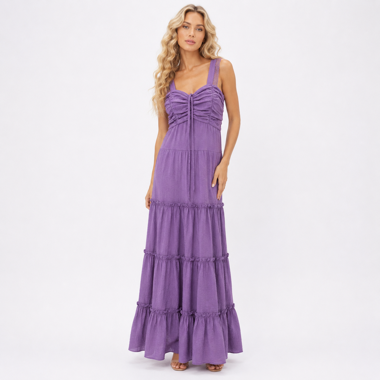 COTTON LONG DRESS