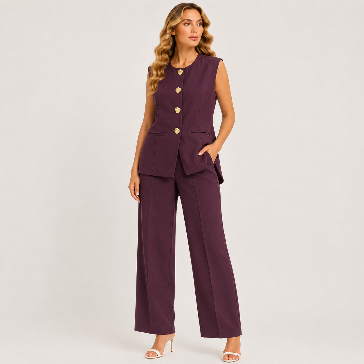 LEAVE BUTTON OFFICE WEAR
