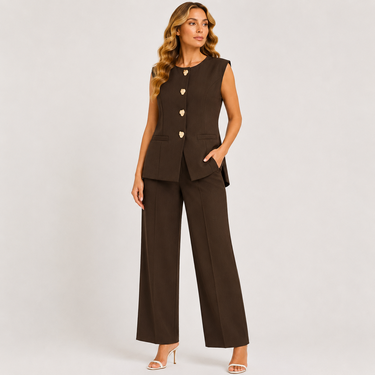 LEAVE BUTTON OFFICE WEAR