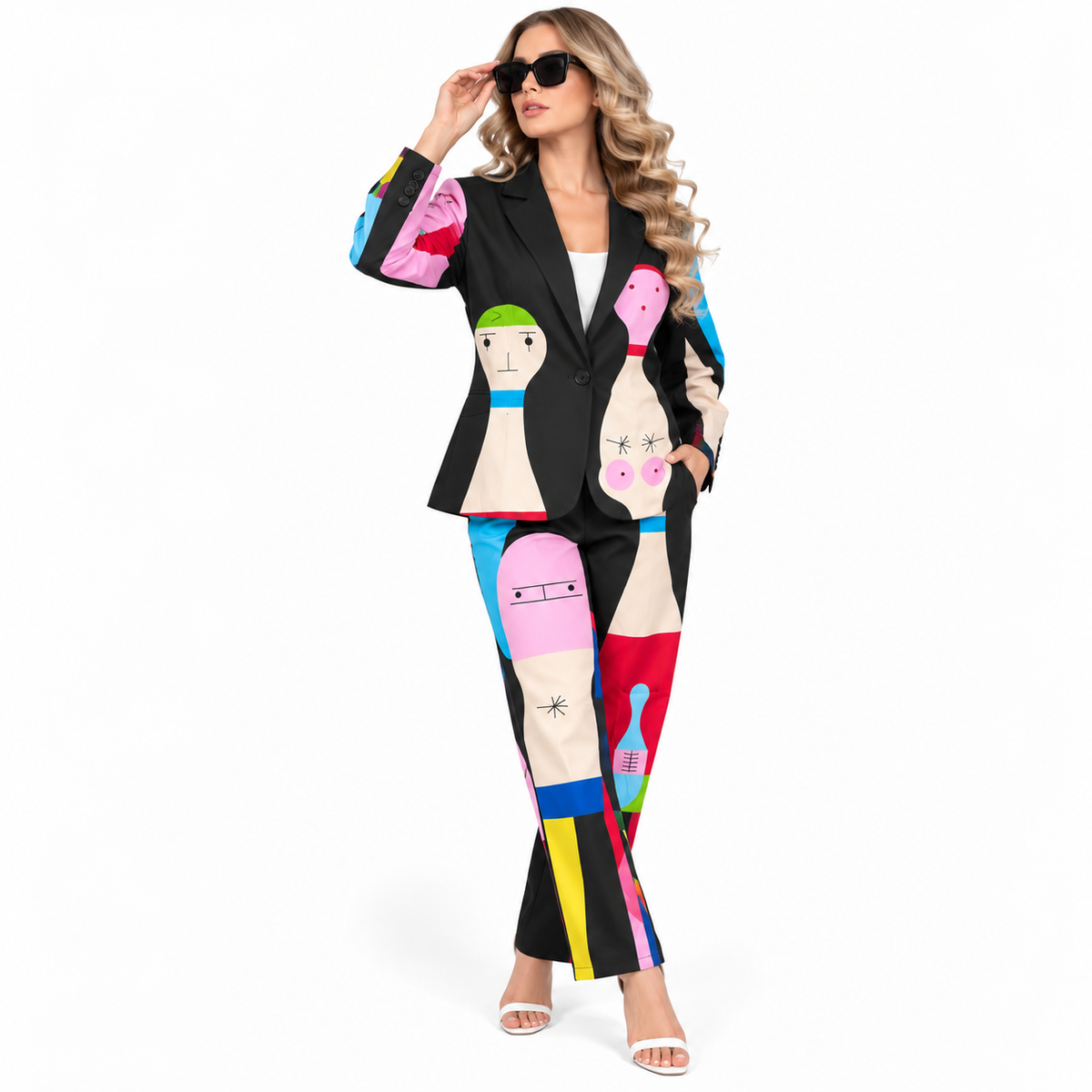 new printed blazer