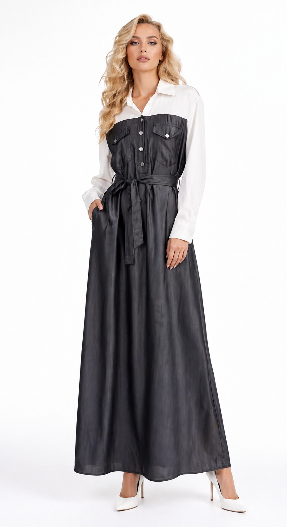 LONG DENIM DRESS