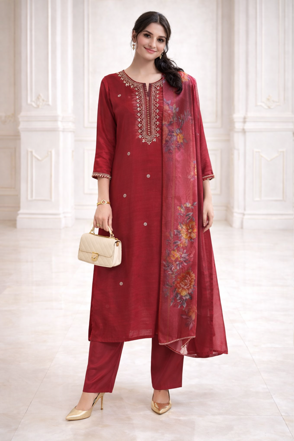 Embroidery suit good till to 2xl