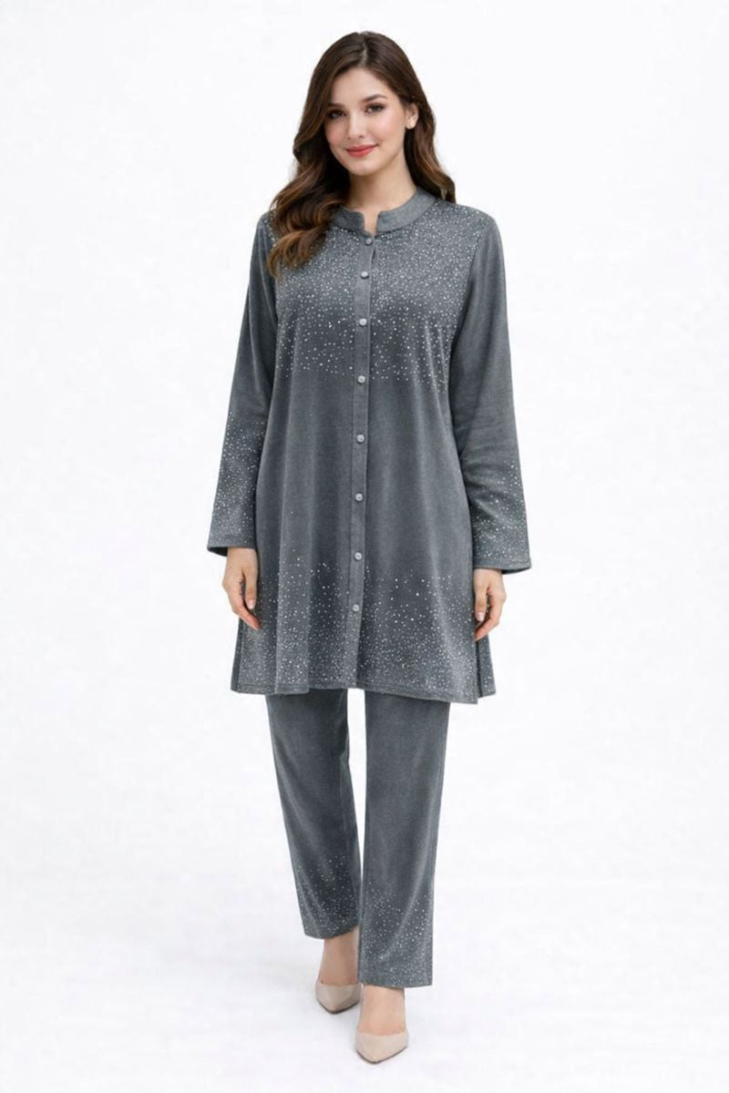 Swarovski velvet cord set free size 6xl