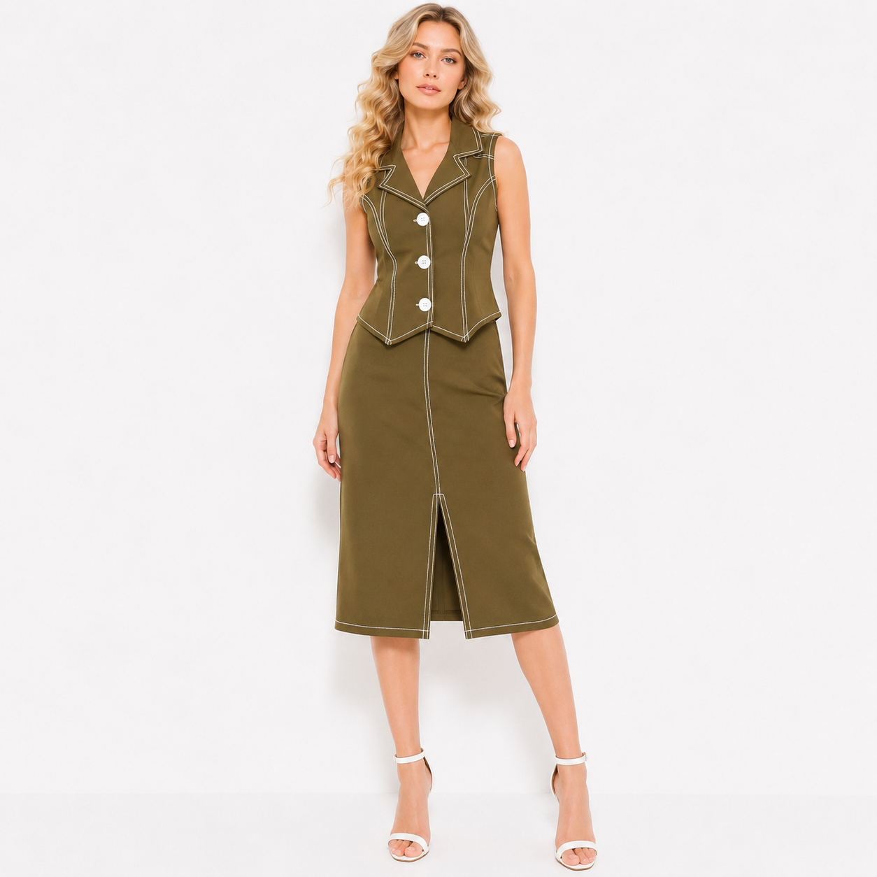 Waistcoat + 1 Mini Skirt