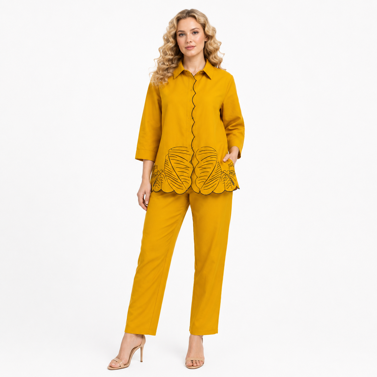 Korean BSY Crepe cord set