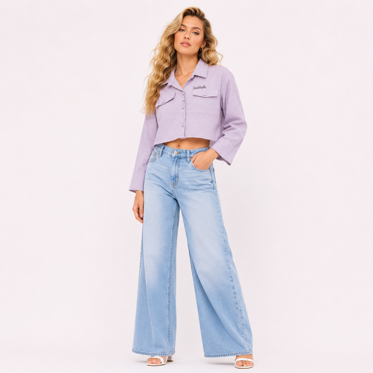 CROP SHIRT TOP