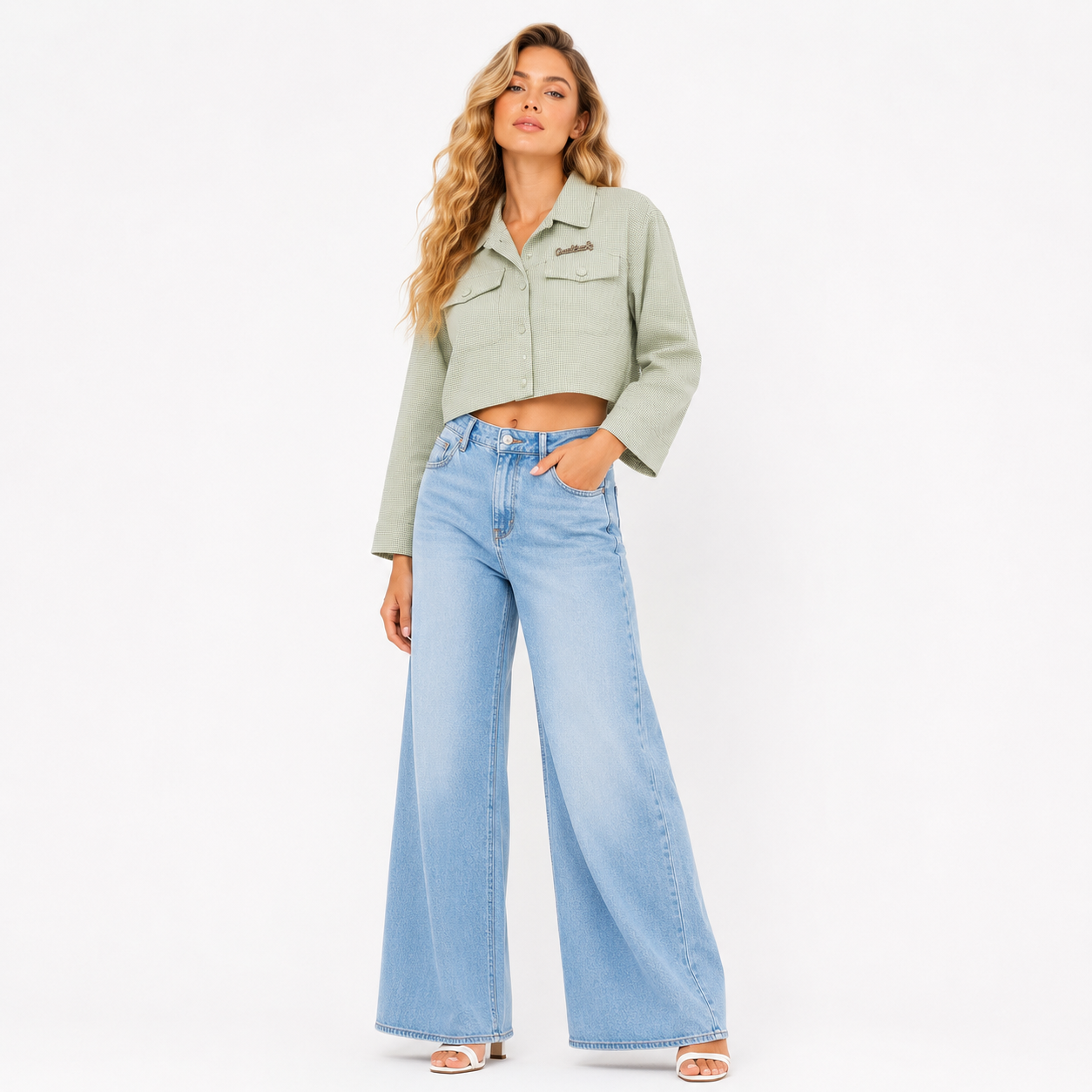 CROP SHIRT TOP