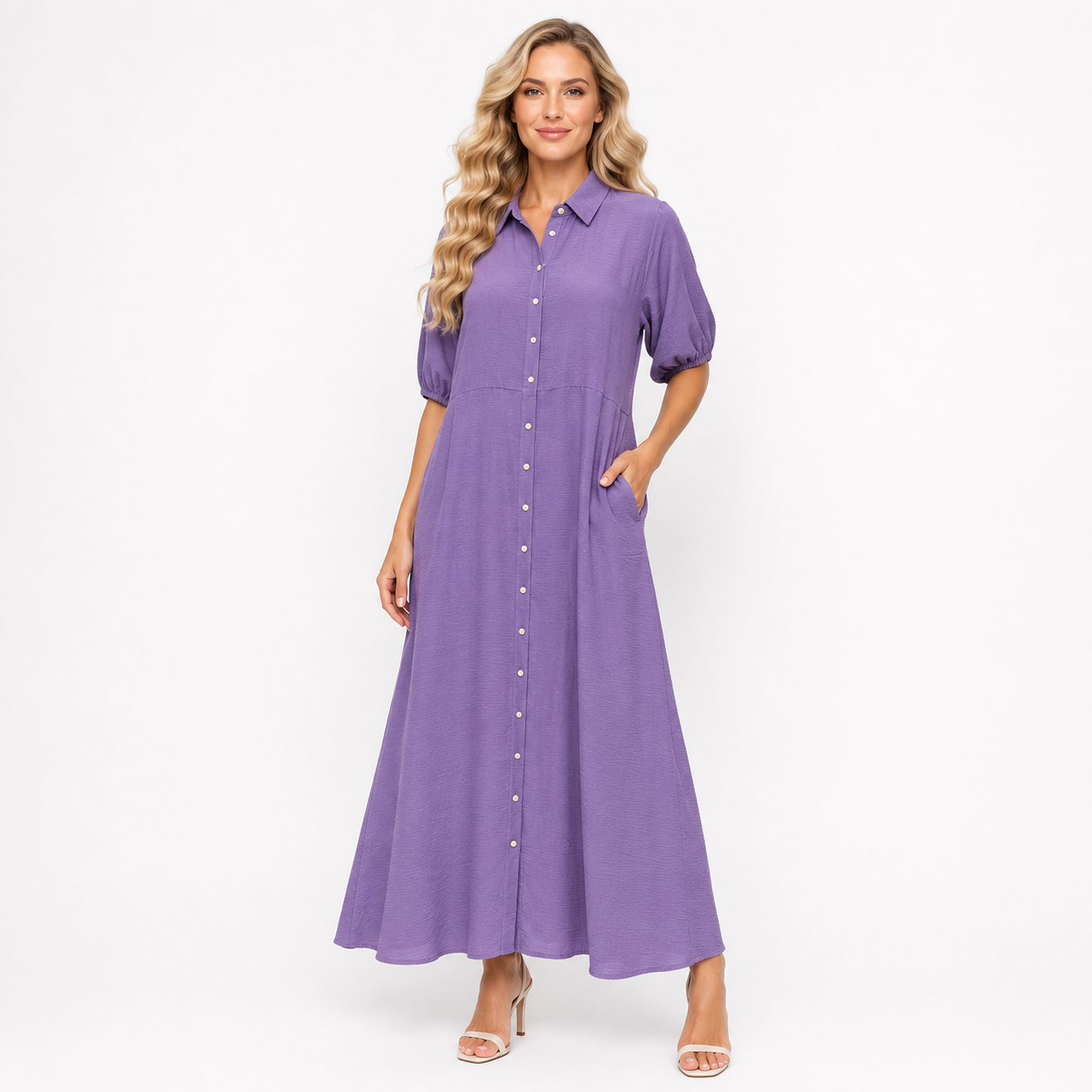 knee- length dress