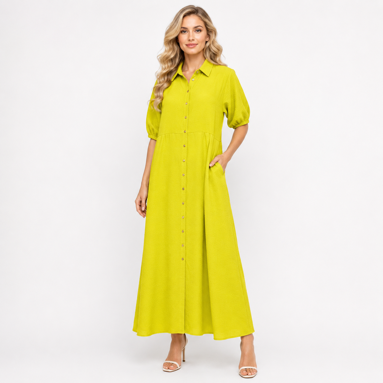 knee- length dress