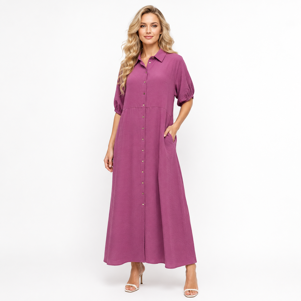 knee- length dress