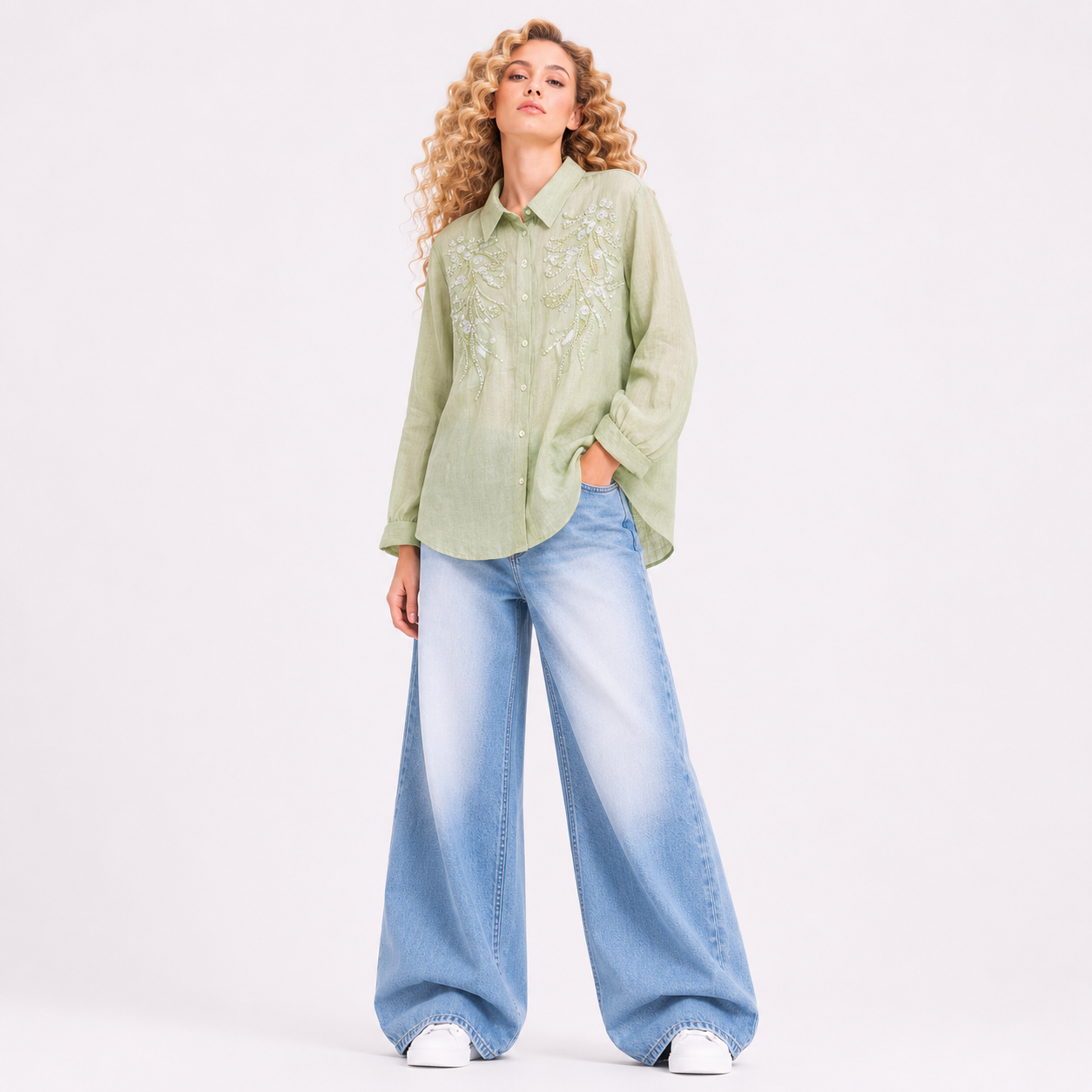 cut dana work shirt style top
