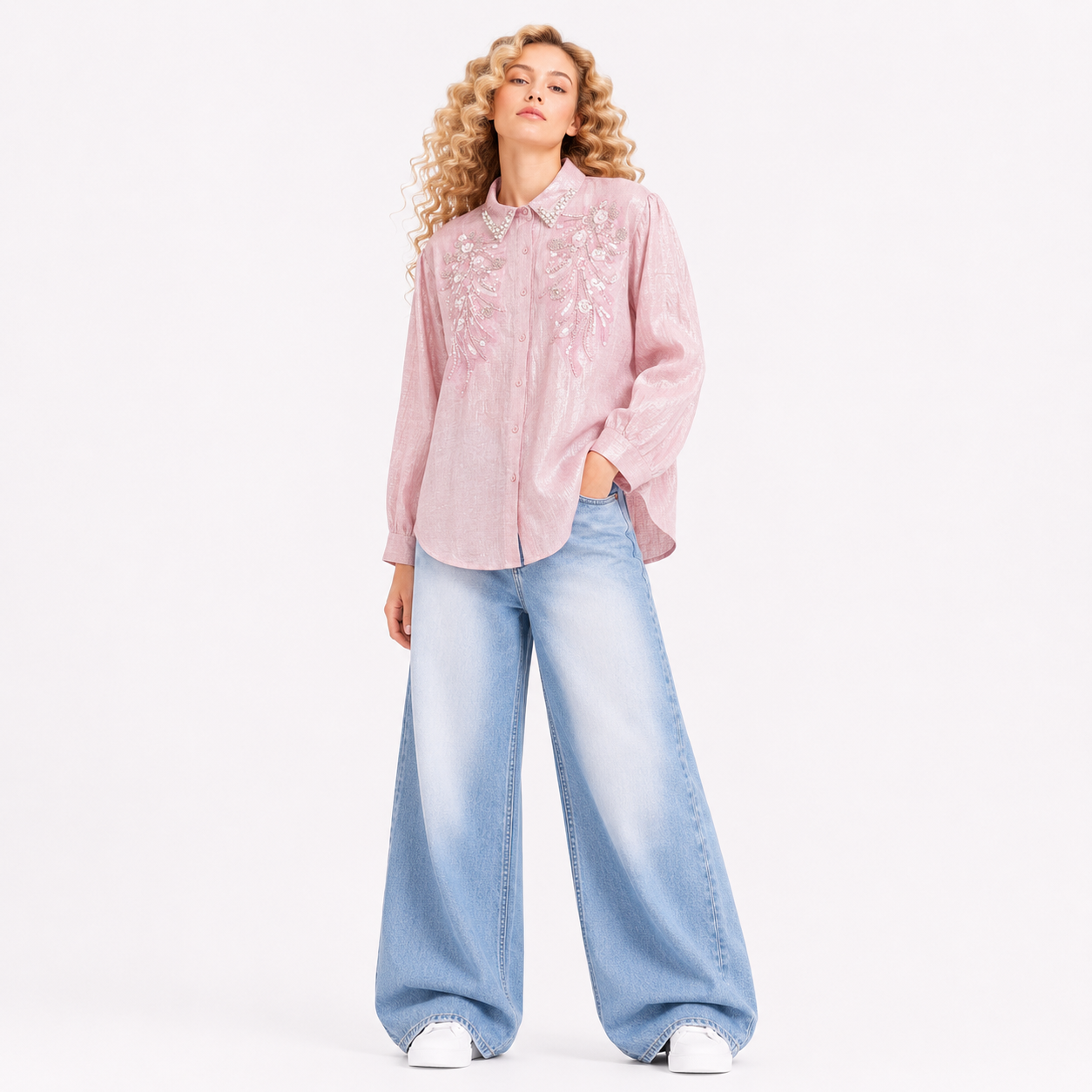 cut dana work shirt style top